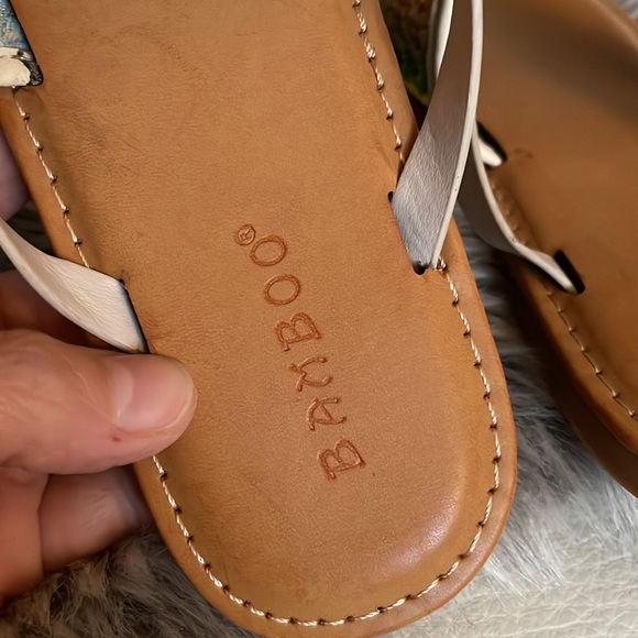 Bamboo colourful sandals. - Picture 5 of 7